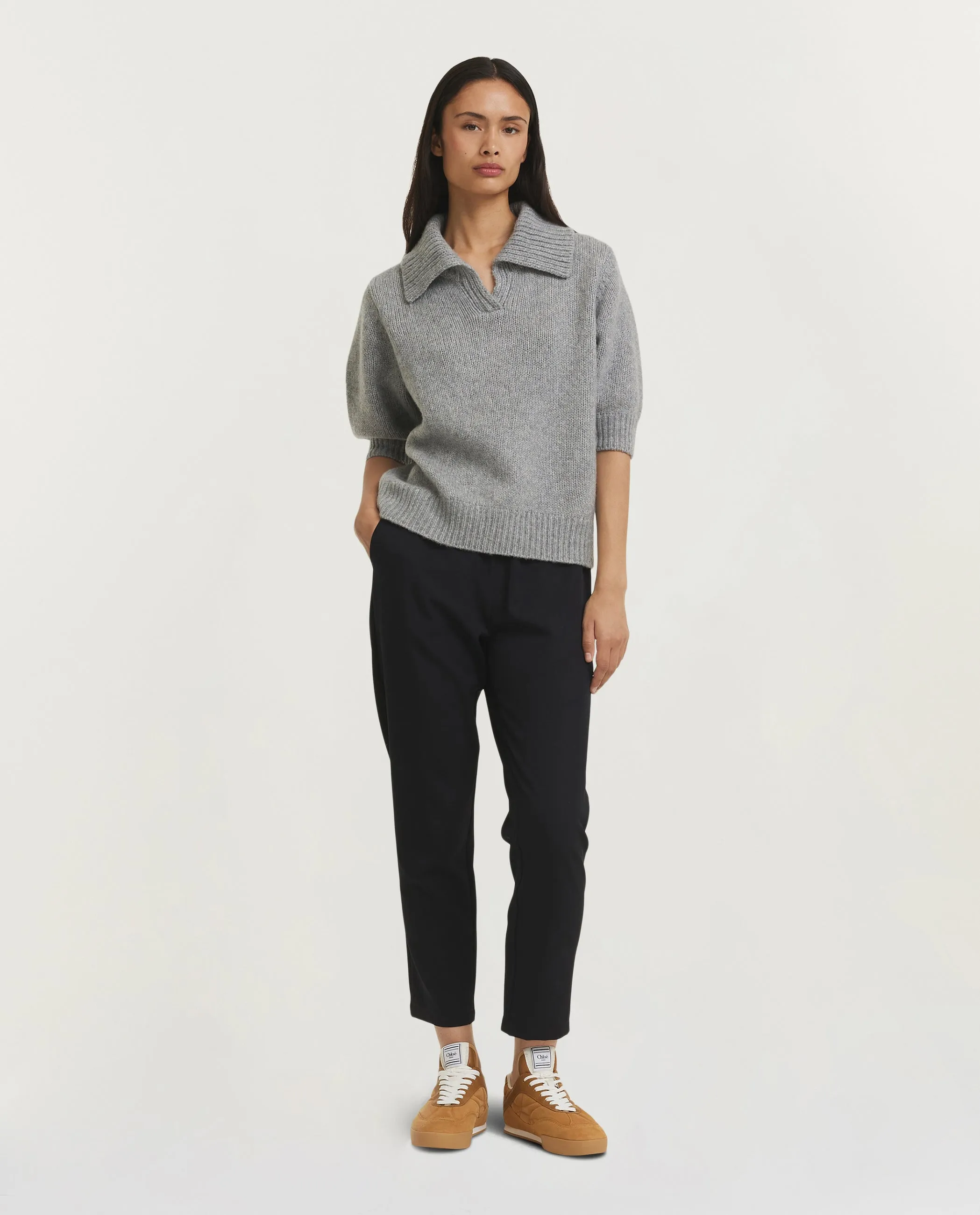 Cropped Wollen Broek - Donkerblauw sold by Pauw Amsterdam