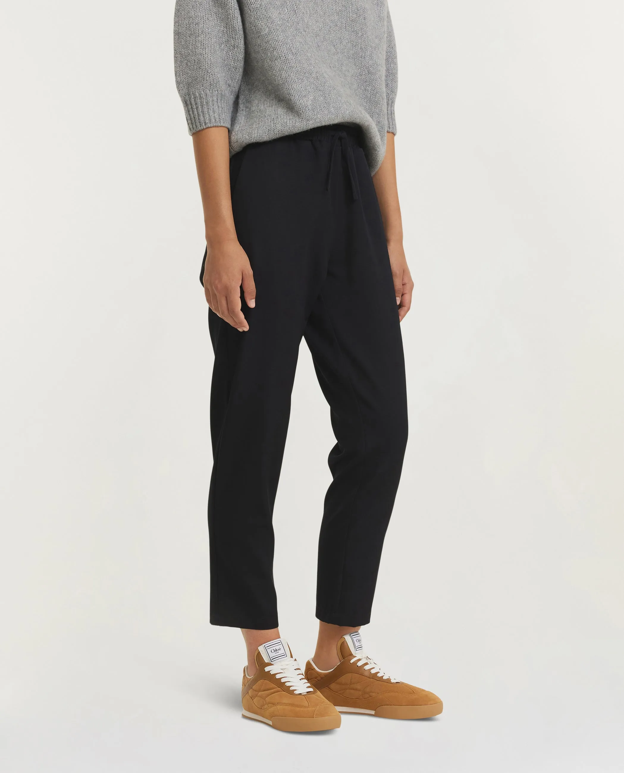 Cropped Wollen Broek - Donkerblauw sold by Pauw Amsterdam product image thumbnail 3