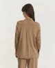 Zijden Avion Shirt - Lichtbruin sold by Pauw Amsterdam