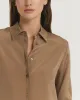 Zijden Avion Shirt - Lichtbruin sold by Pauw Amsterdam