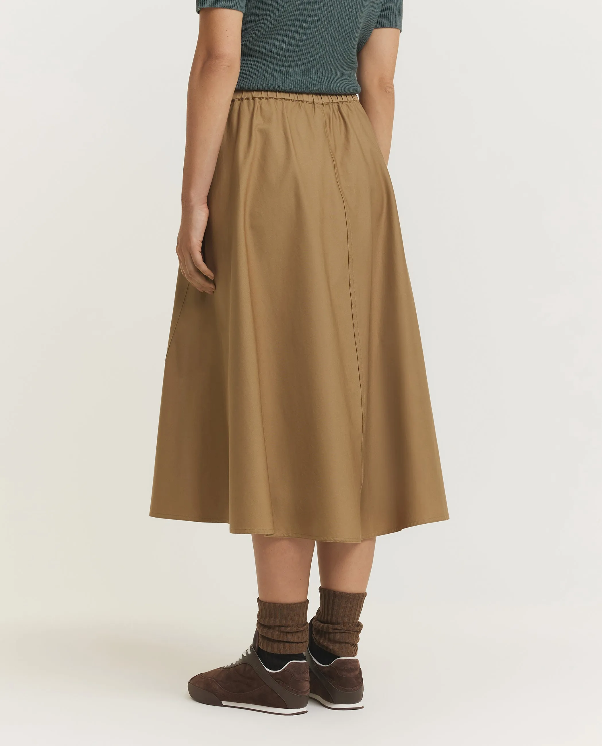 Katoenen Rok - Lichtbruin sold by Pauw Amsterdam product image thumbnail 4