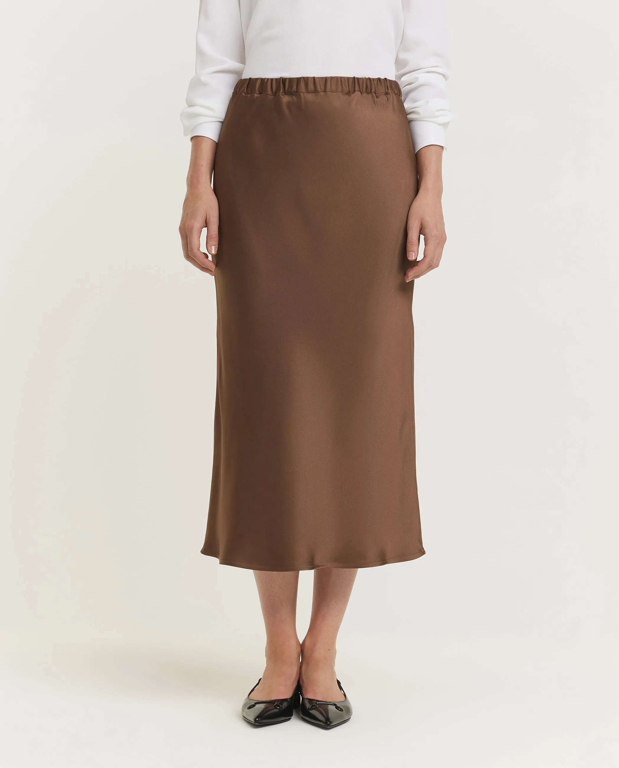 Midi rok - Bruin sold by Pauw Amsterdam product image thumbnail 2
