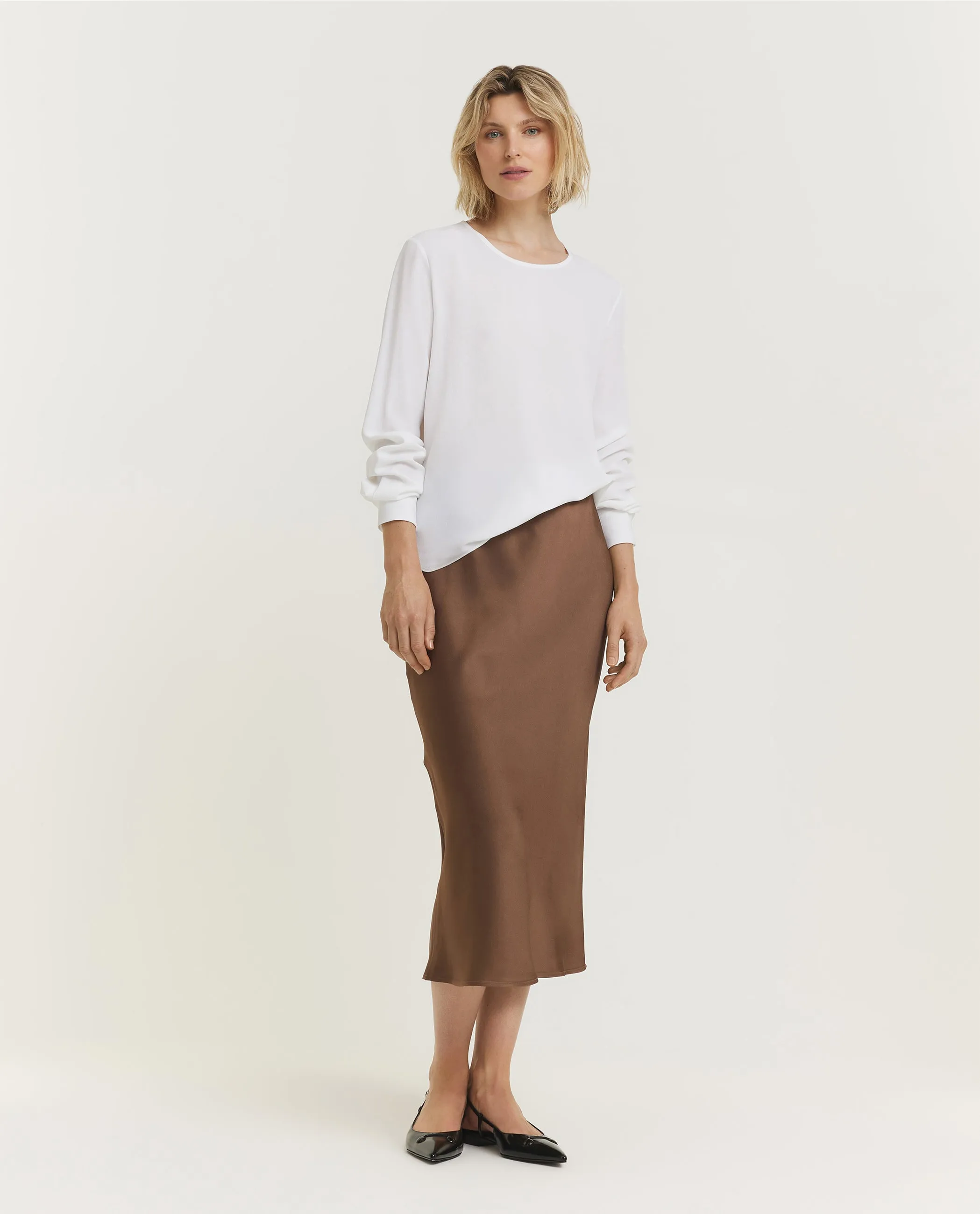 Midi rok - Bruin sold by Pauw Amsterdam
