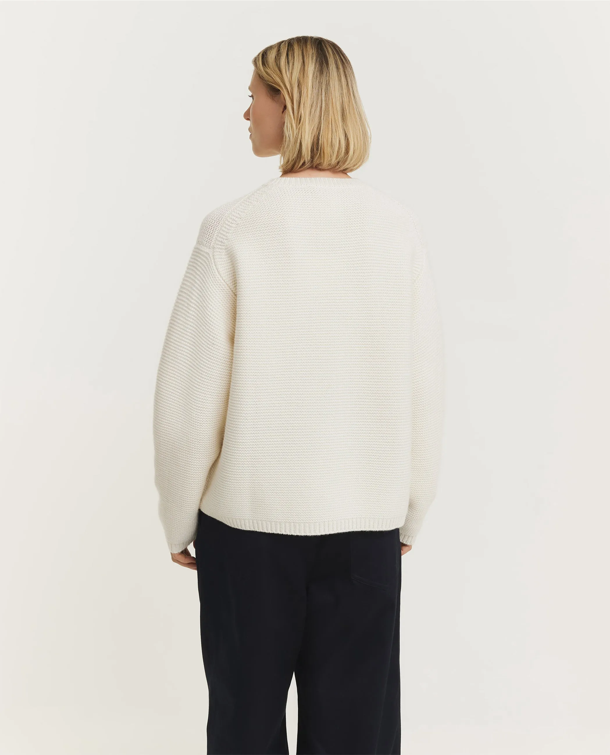 Grove Cashmere Trui - Ecru sold by Pauw Amsterdam product image thumbnail 5