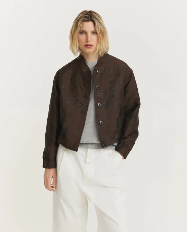 Floraal Bomberjack - Bruin sold by Pauw Amsterdam