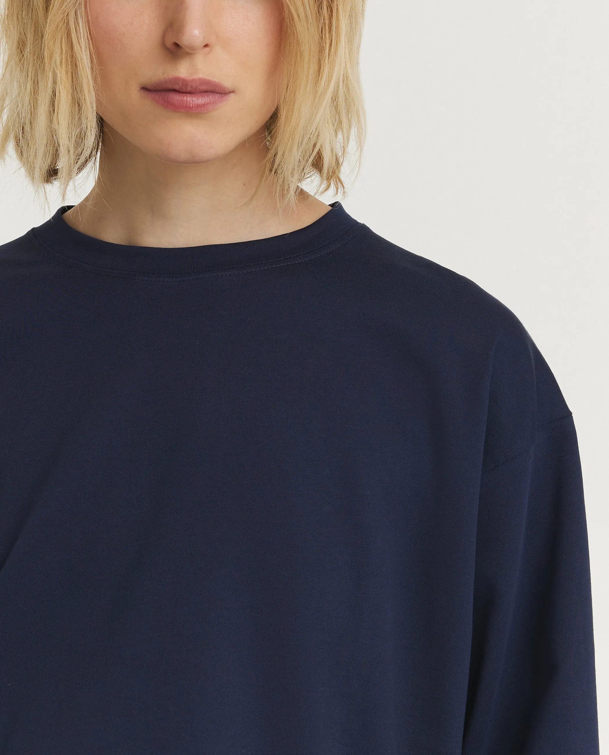 Katoenen Ronde Hals Trui - Blauw sold by Pauw Amsterdam product image thumbnail 2