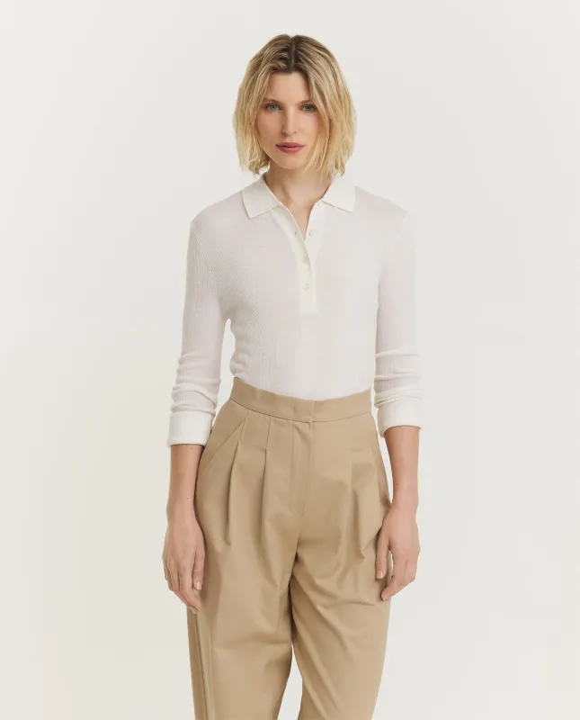 Pop-over Poloshirt - Ecru sold by Pauw Amsterdam