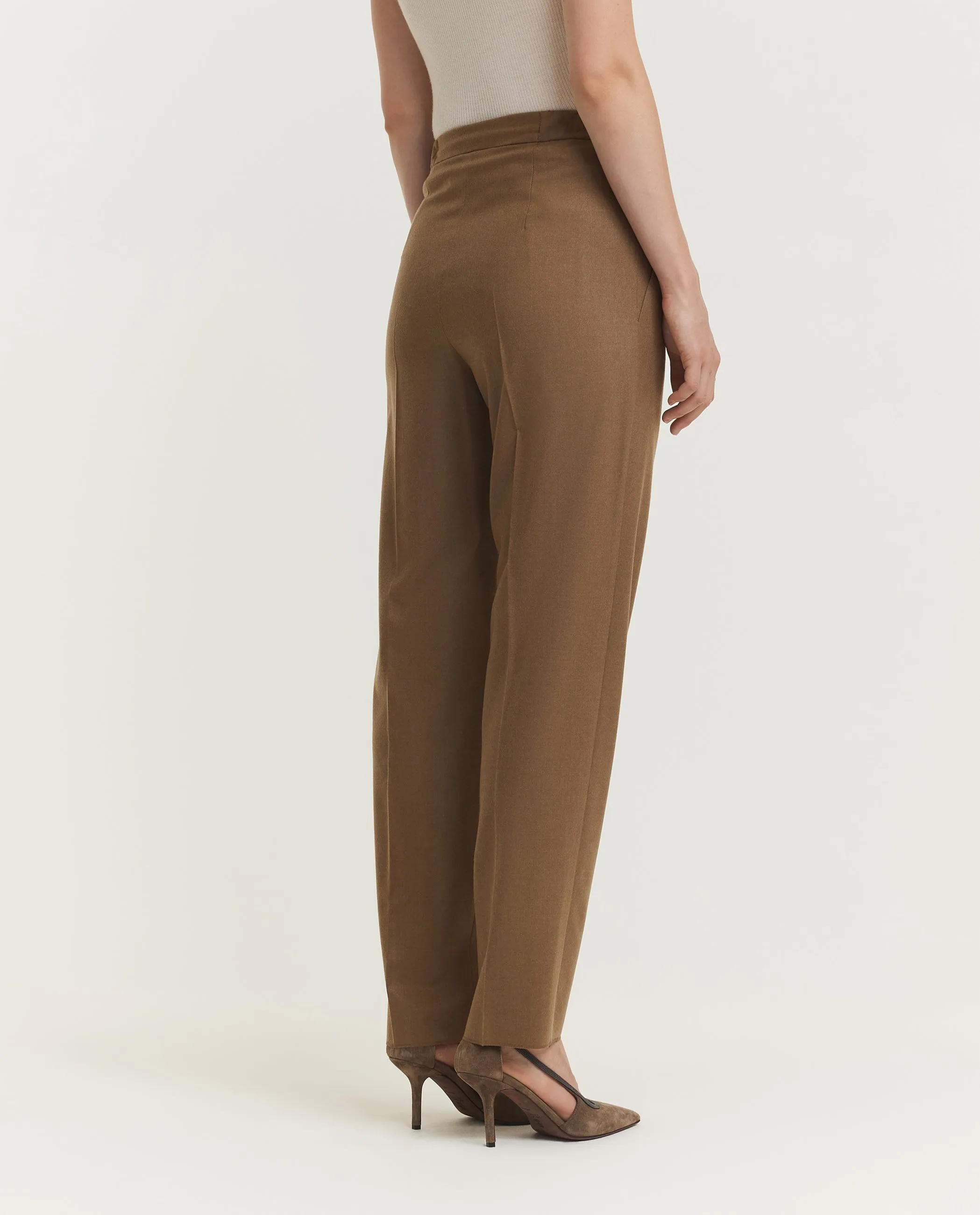 Cashmere Gatti Broek - Bruin sold by Pauw Amsterdam product image thumbnail 4