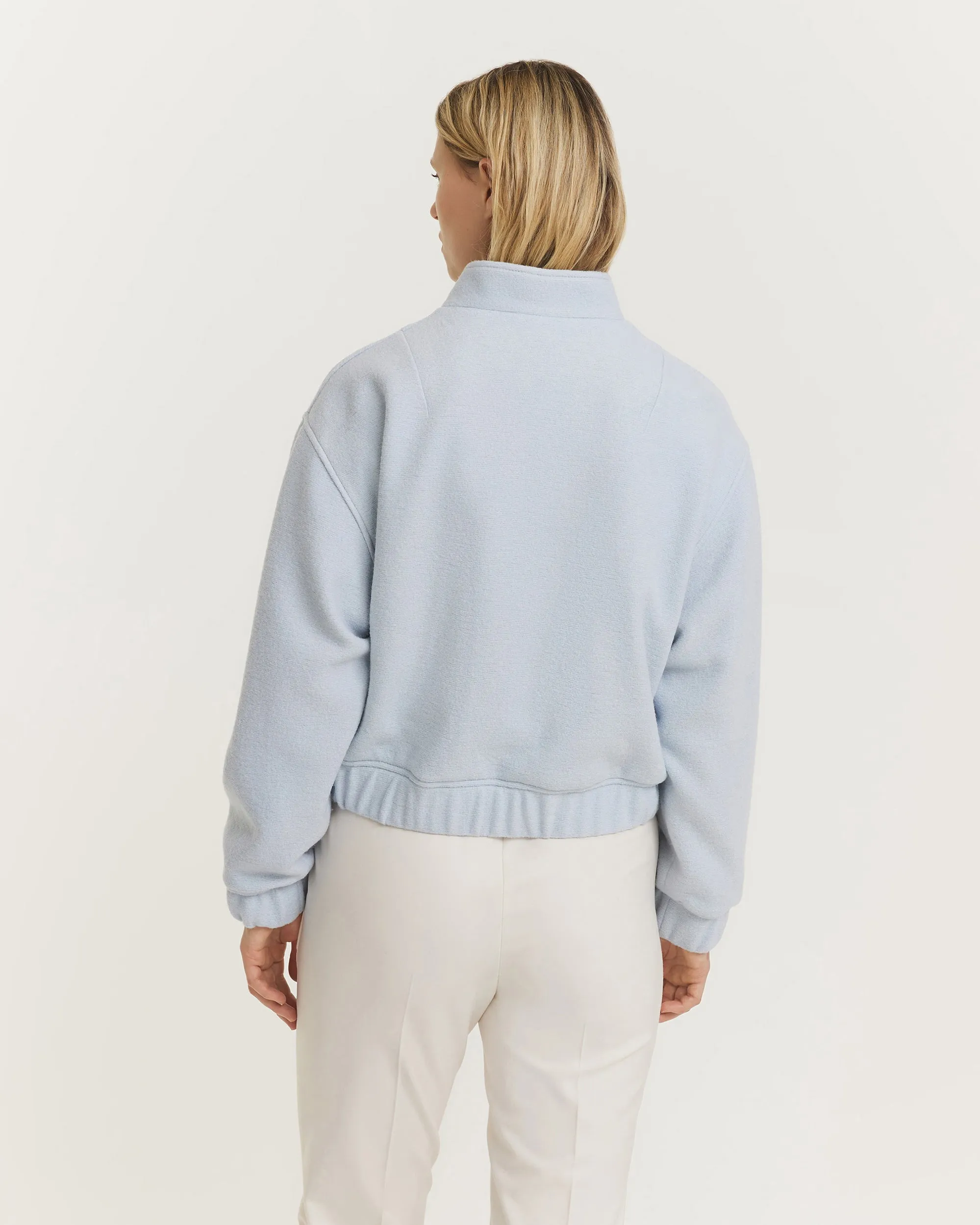 Wollen Bomberjack - Lichtblauw sold by Pauw Amsterdam product image thumbnail 5