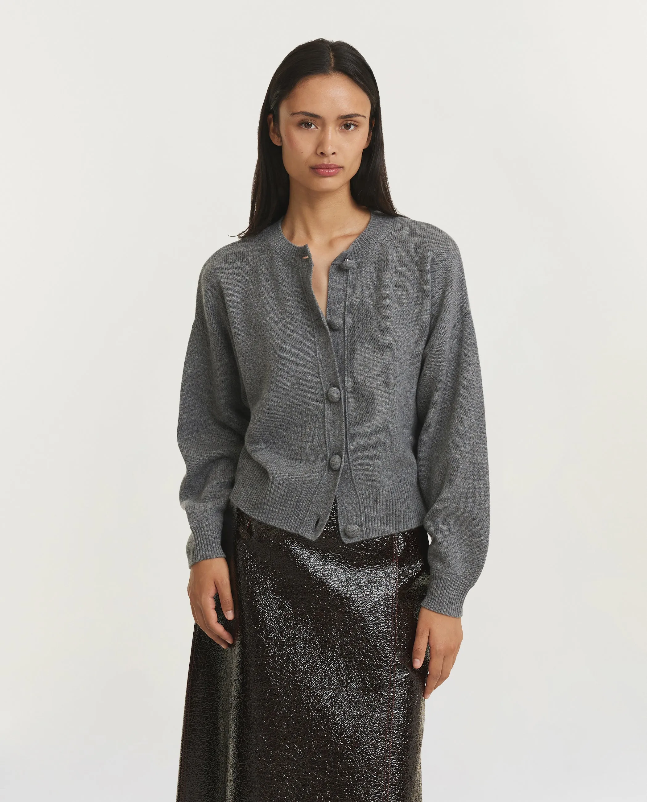 Light Cashmere Cardigan - Grijs sold by Pauw Amsterdam