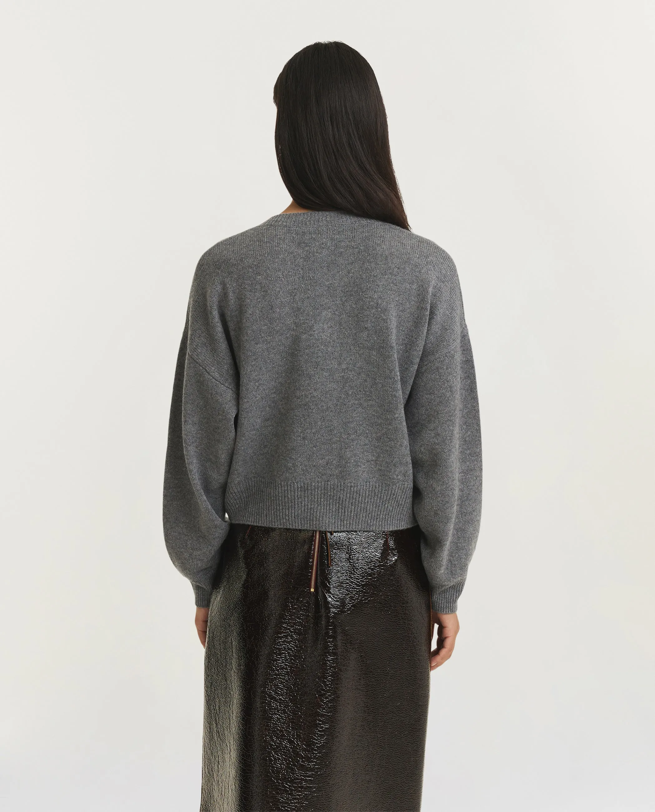 Light Cashmere Cardigan - Grijs sold by Pauw Amsterdam product image thumbnail 5