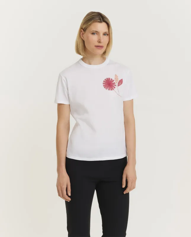 Korte Mouwen T-Shirt - Wit sold by Pauw Amsterdam