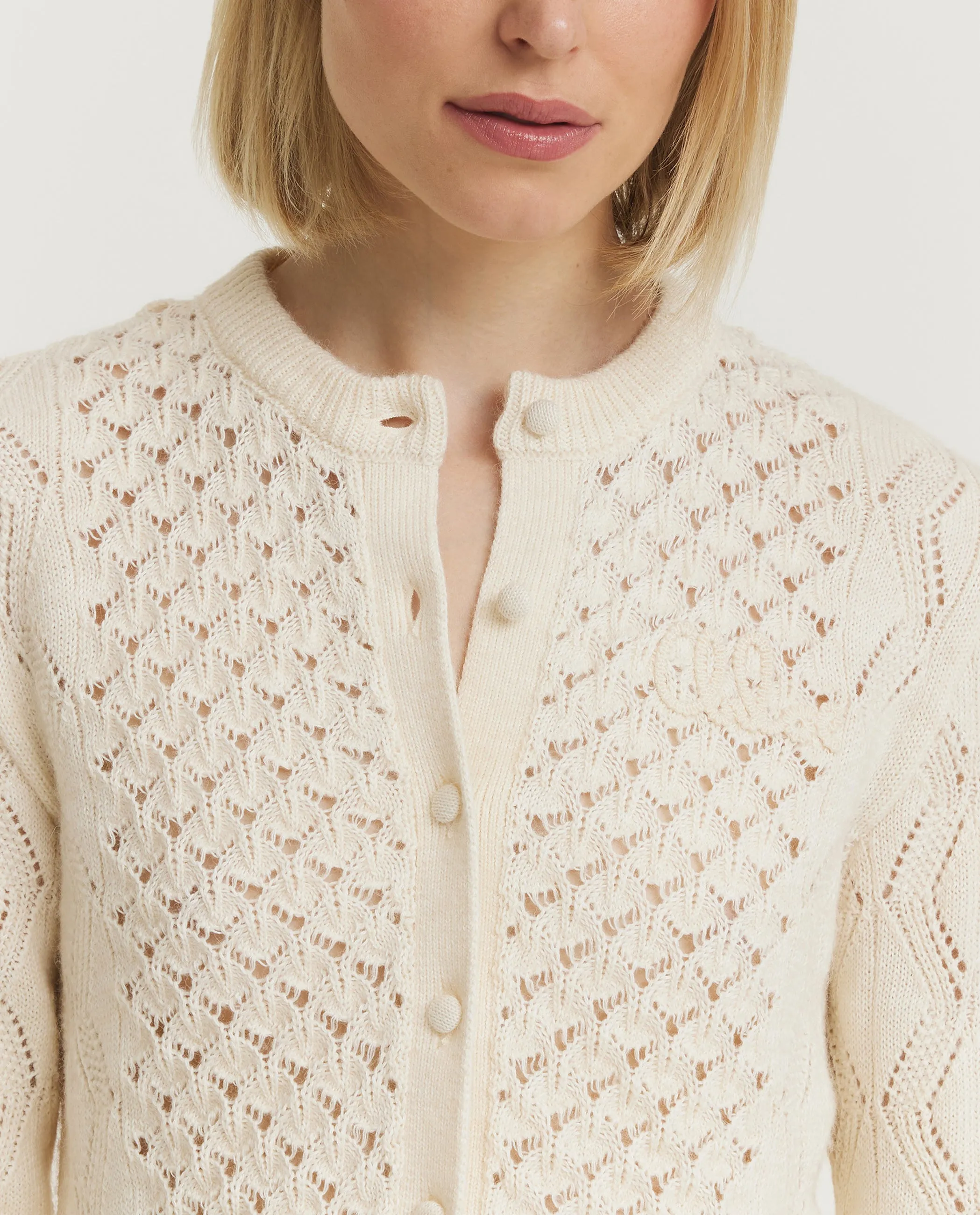 Ruffled Logo Vest - Ecru sold by Pauw Amsterdam product image thumbnail 2