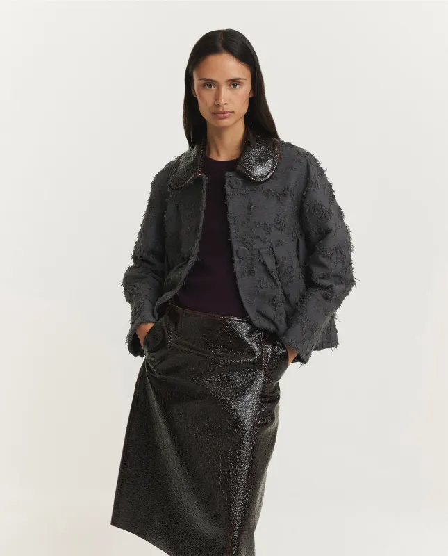 Destructed Jacquard Jack - Donkergrijs sold by Pauw Amsterdam