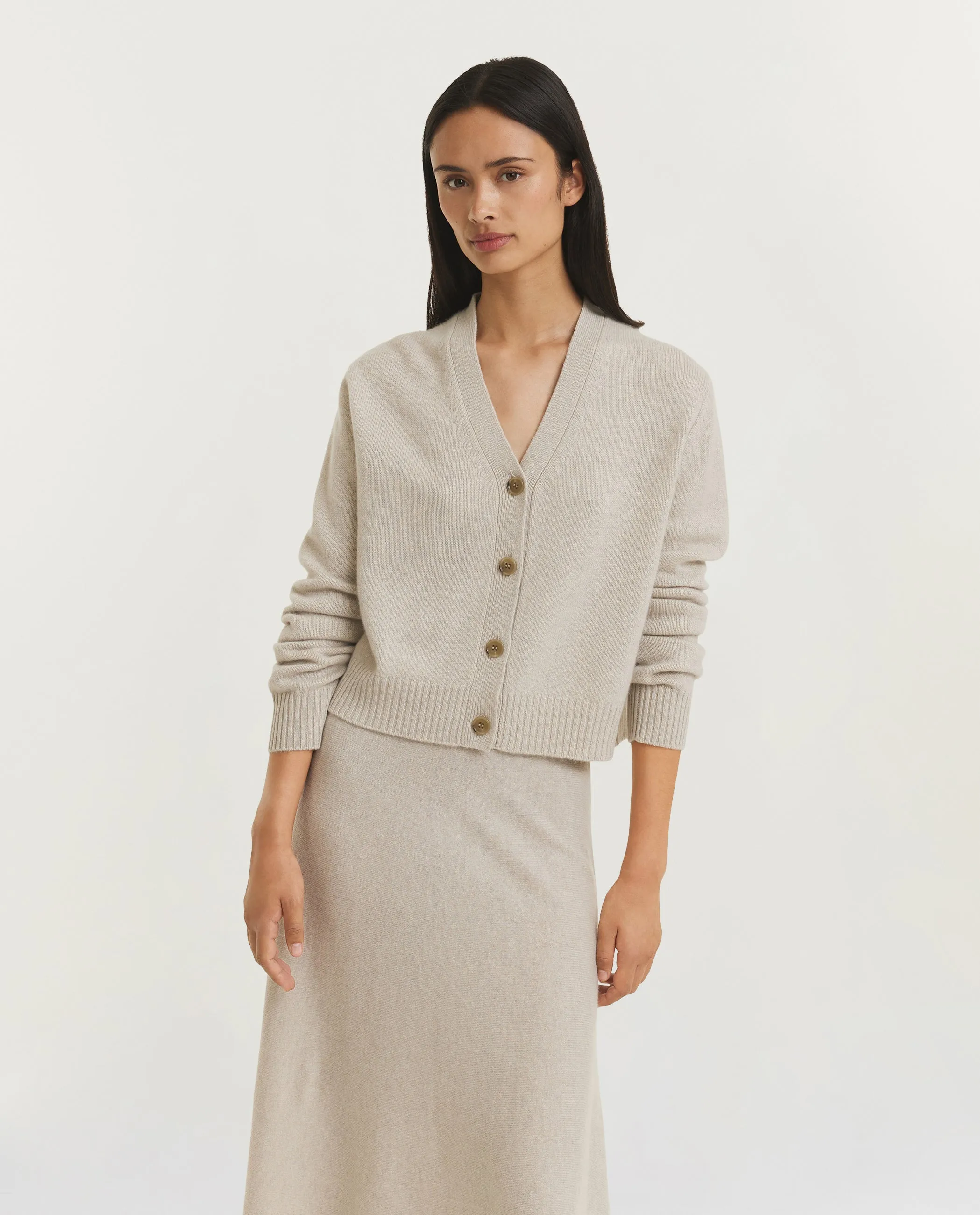 Cashmere Marionette Cardigan - Ecru sold by Pauw Amsterdam