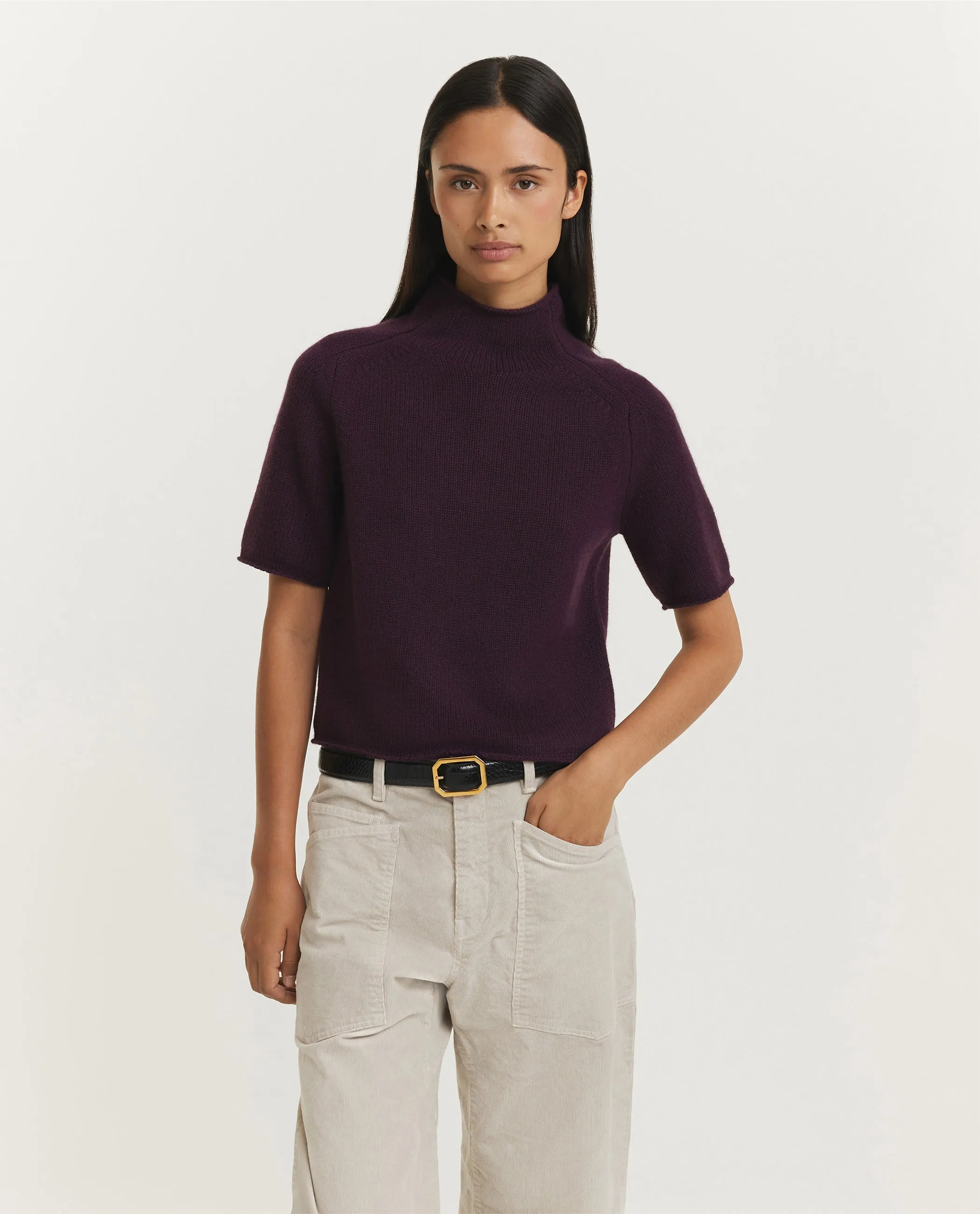 Cashmere Fride Trui - Paars sold by Pauw Amsterdam