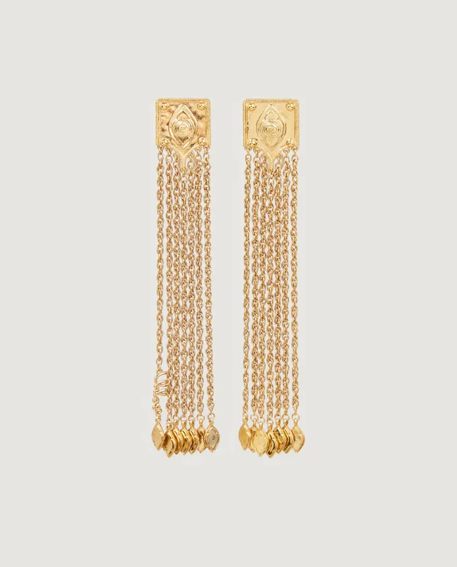 Amulet Oorbellen - Goud sold by Pauw Amsterdam