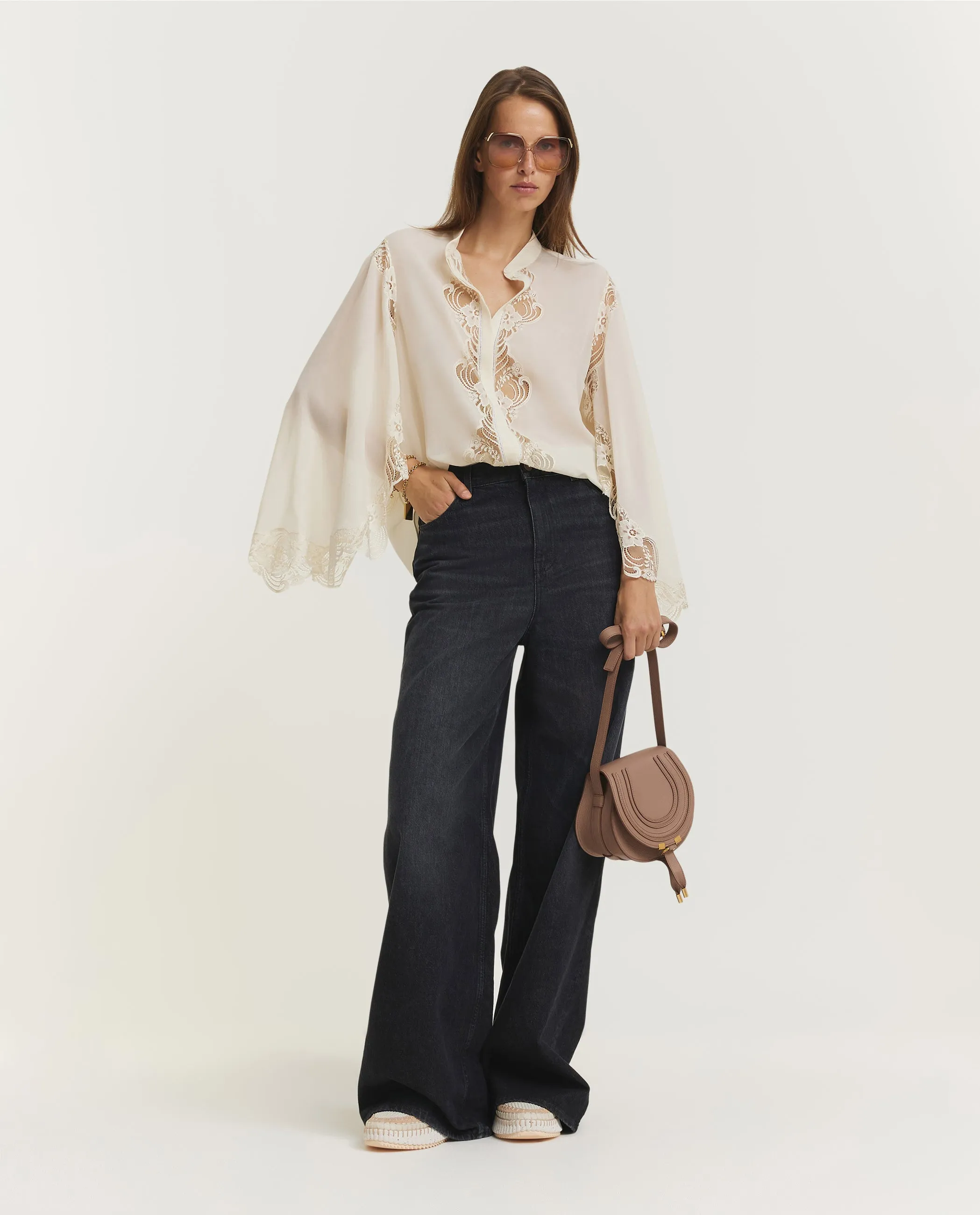 Soepele Zijden Blouse - Ecru sold by Pauw Amsterdam product image thumbnail 3