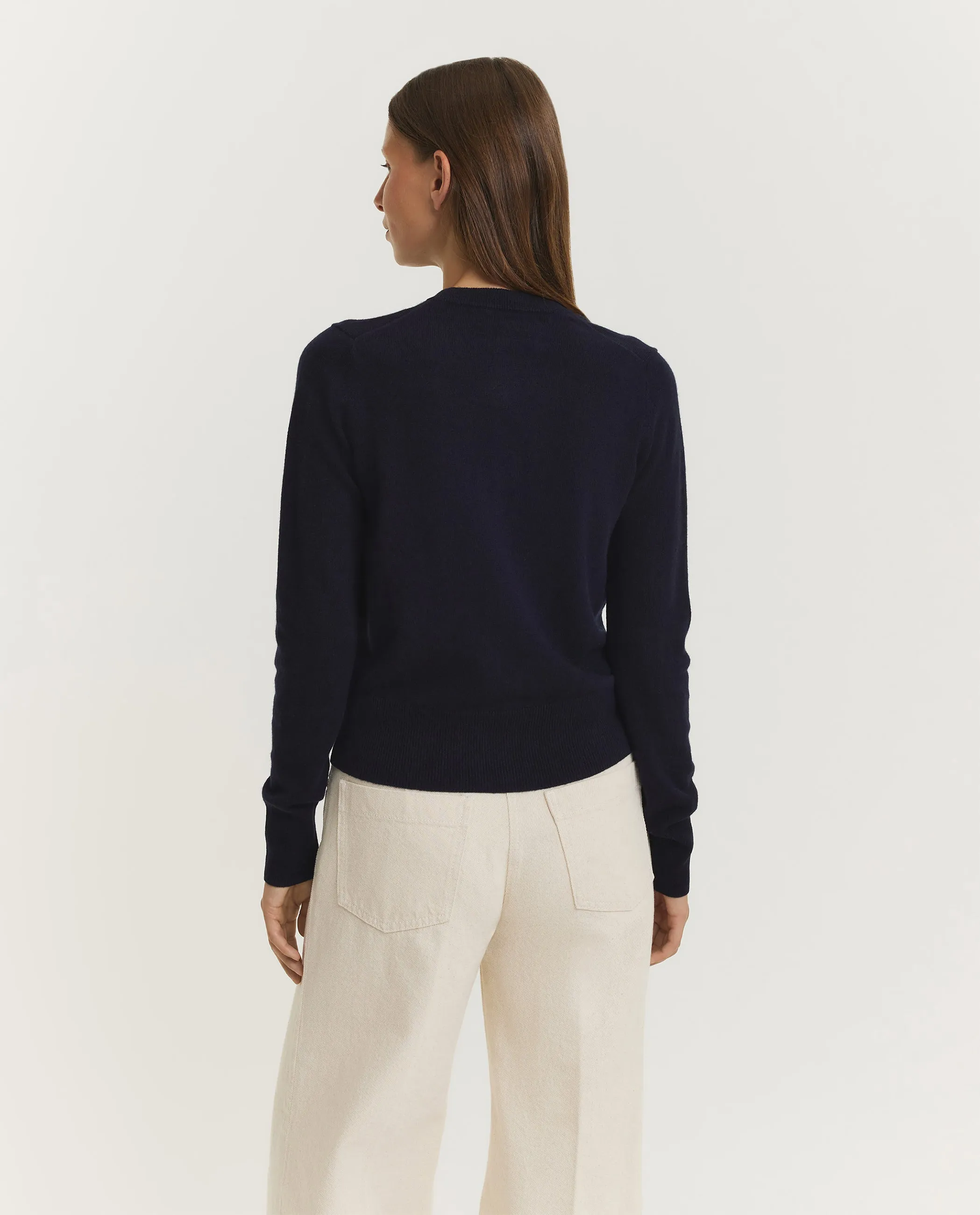 N°300 Little Cashmere Cardigan - Donkerblauw sold by Pauw Amsterdam product image thumbnail 5