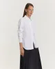 Poplin Katoenen Blouse - Wit sold by Pauw Amsterdam