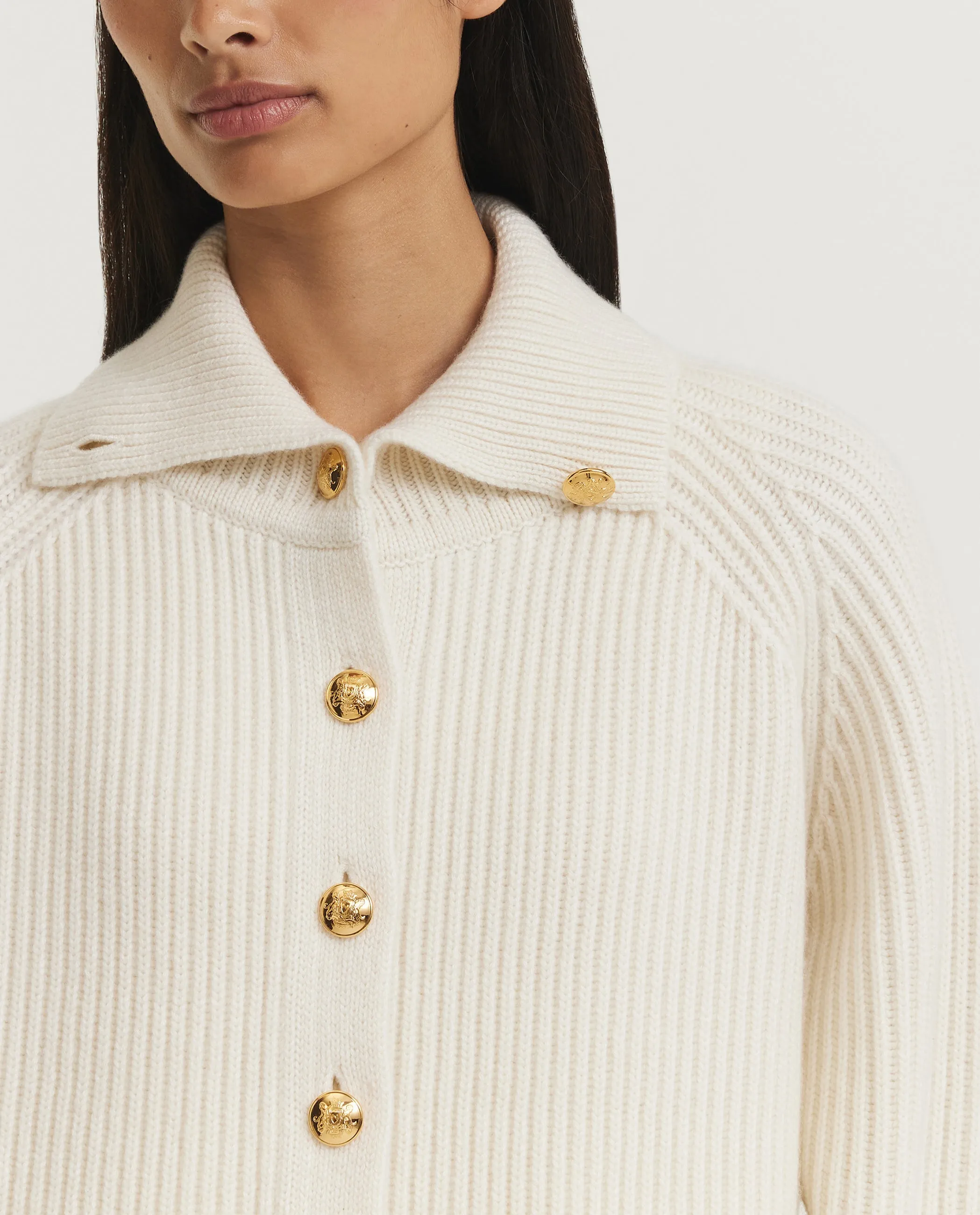 Deryl Cashmere Cardigan - Ecru sold by Pauw Amsterdam product image thumbnail 2