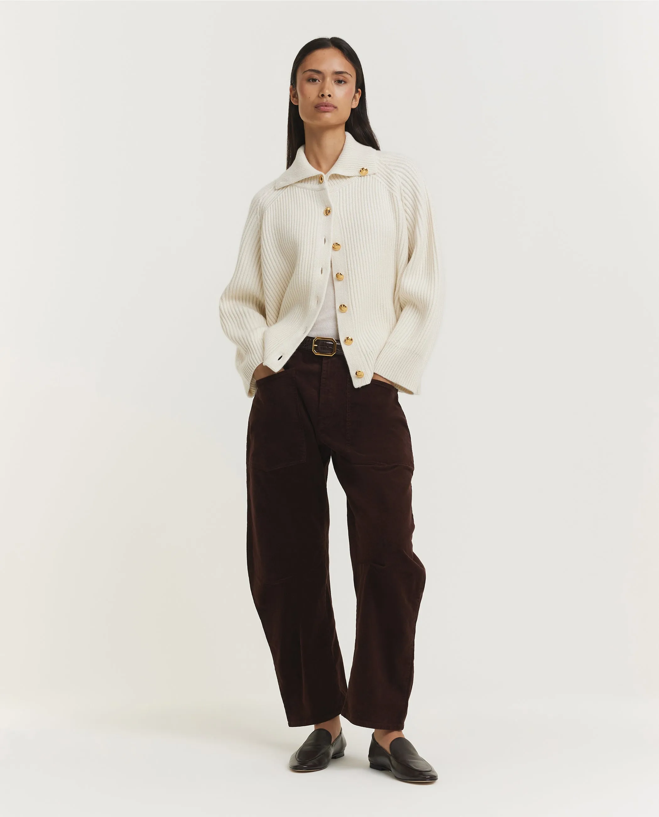Deryl Cashmere Cardigan - Ecru sold by Pauw Amsterdam product image thumbnail 3
