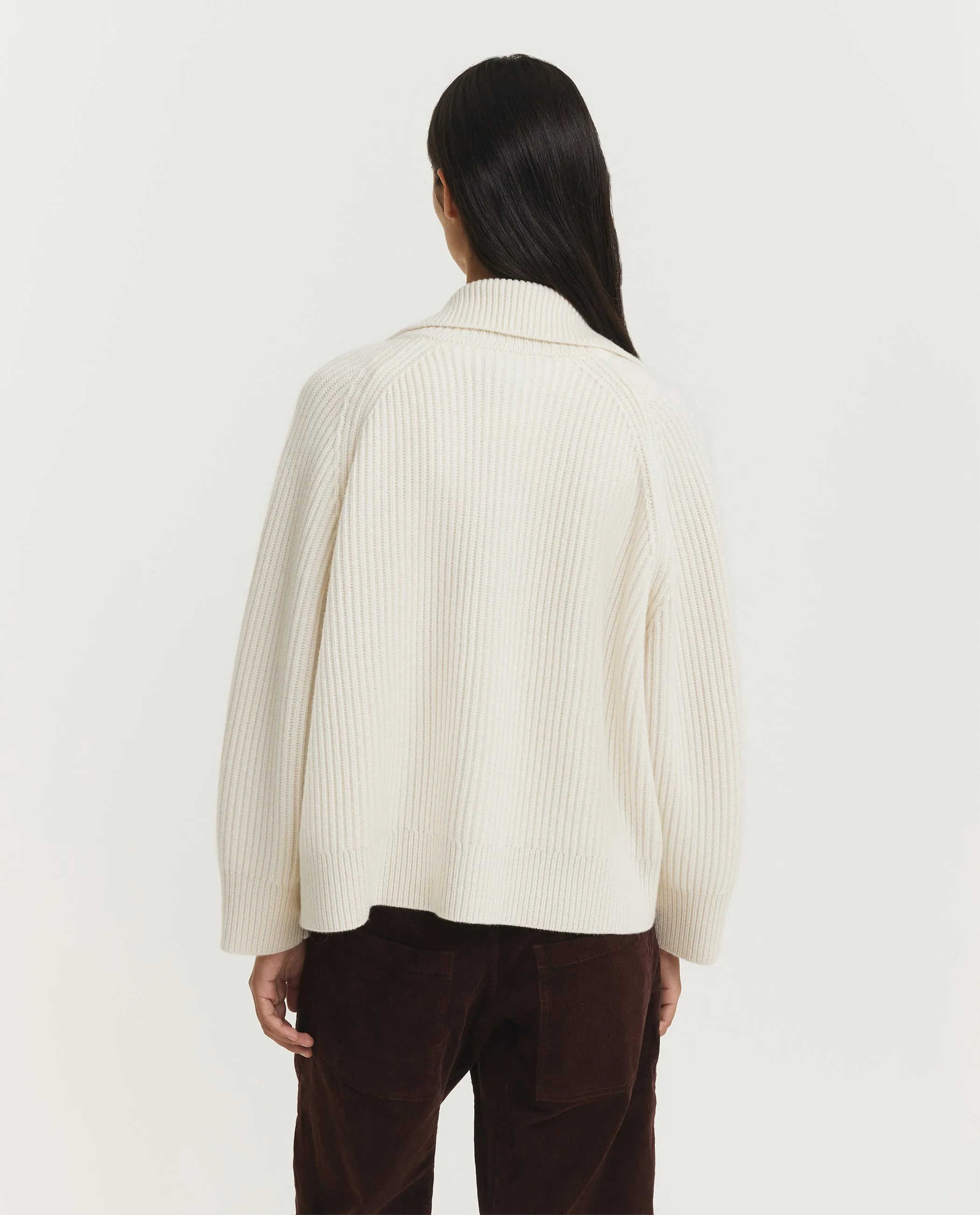Deryl Cashmere Cardigan - Ecru sold by Pauw Amsterdam product image thumbnail 5