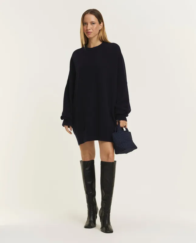 N°246 Juna Cashmere Trui - Donkerblauw sold by Pauw Amsterdam
