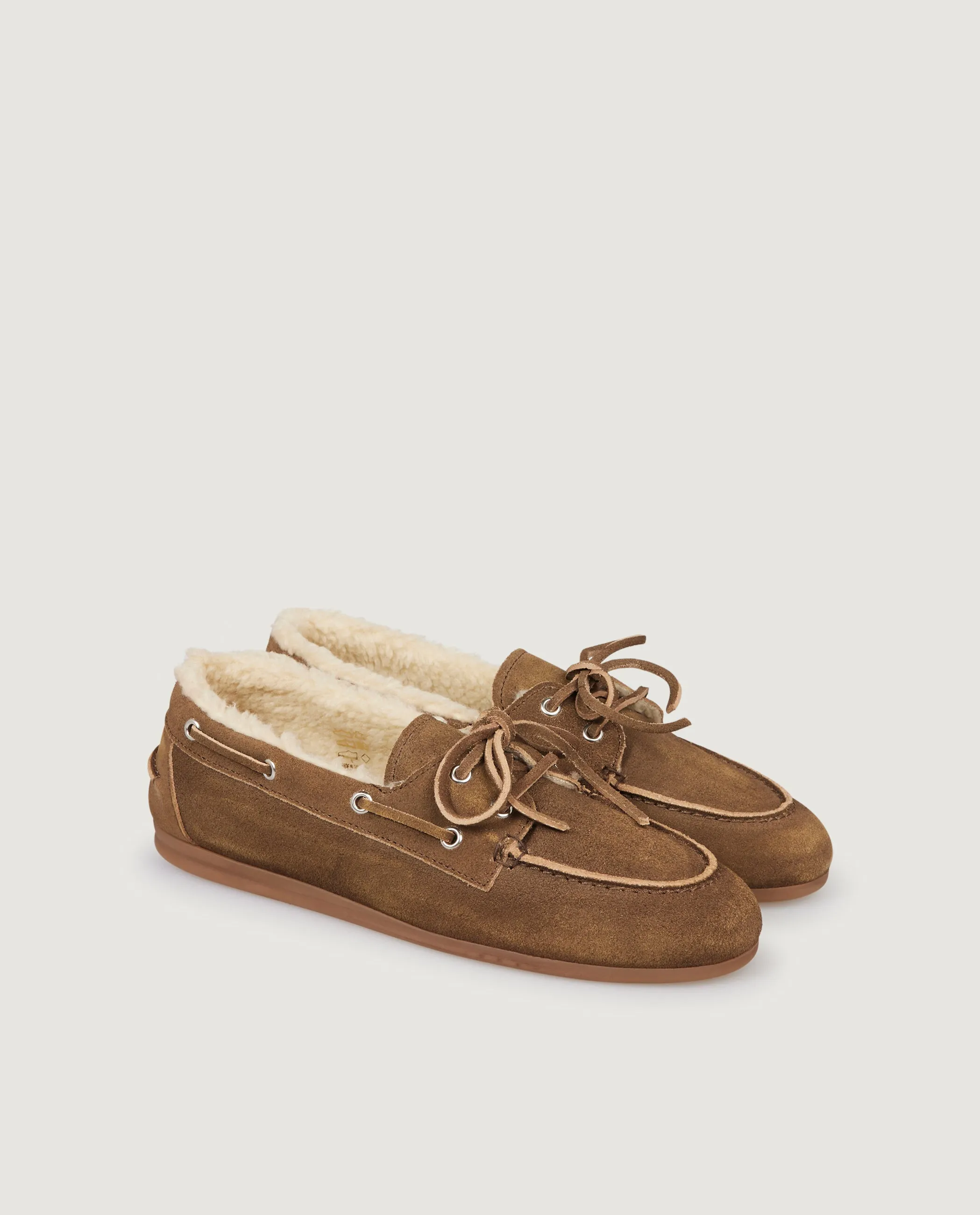 Boat Loafer Veg Shearling - Bruin sold by Pauw Amsterdam product image thumbnail 4