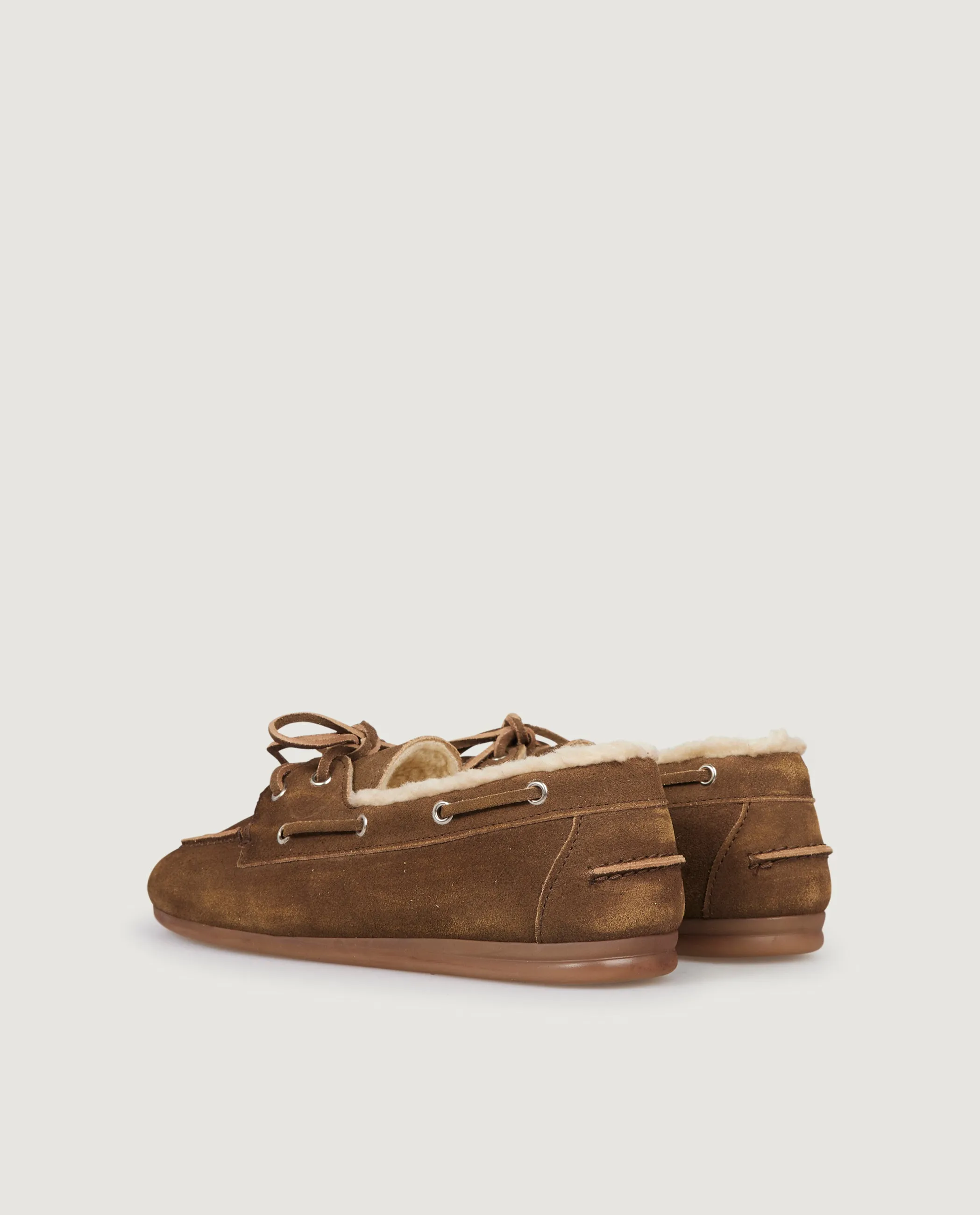 Boat Loafer Veg Shearling - Bruin sold by Pauw Amsterdam product image thumbnail 5