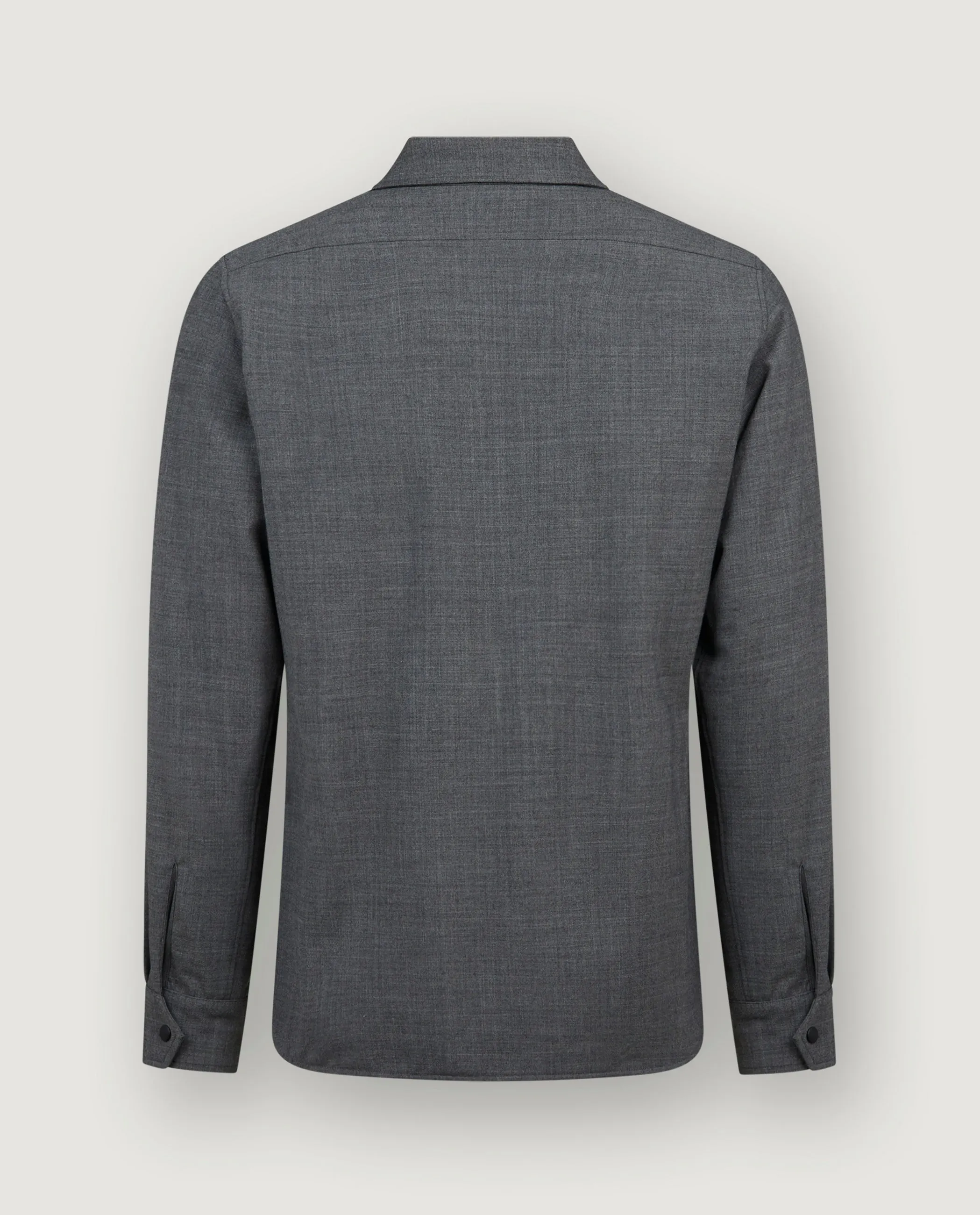 Wol Mix Camicia 13 - Grijs sold by Pauw Amsterdam product image thumbnail 3