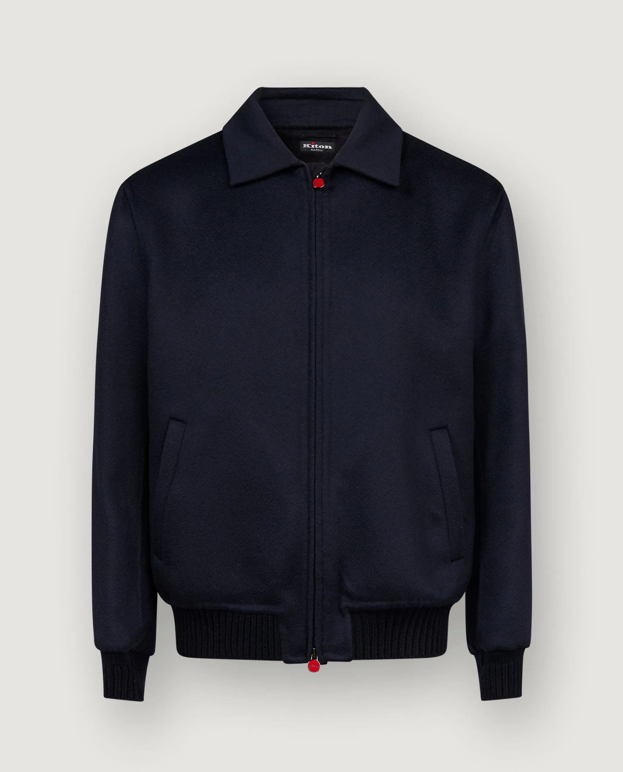 Cashmere Bomber Jack - Donkerblauw sold by Pauw Amsterdam
