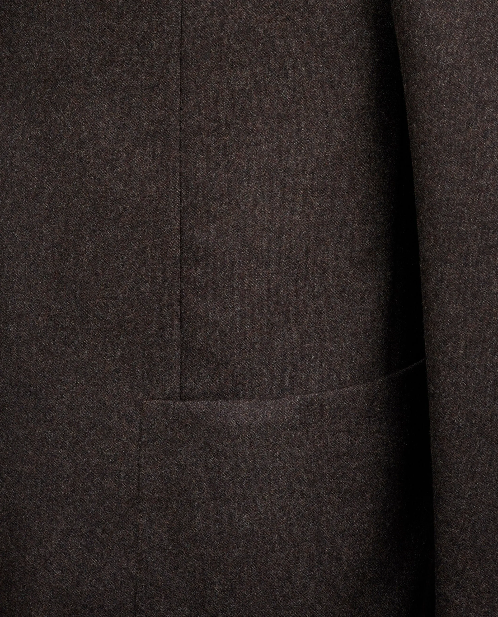 Wol Cashmere Flannel Jasje - Bruin sold by Pauw Amsterdam product image thumbnail 4