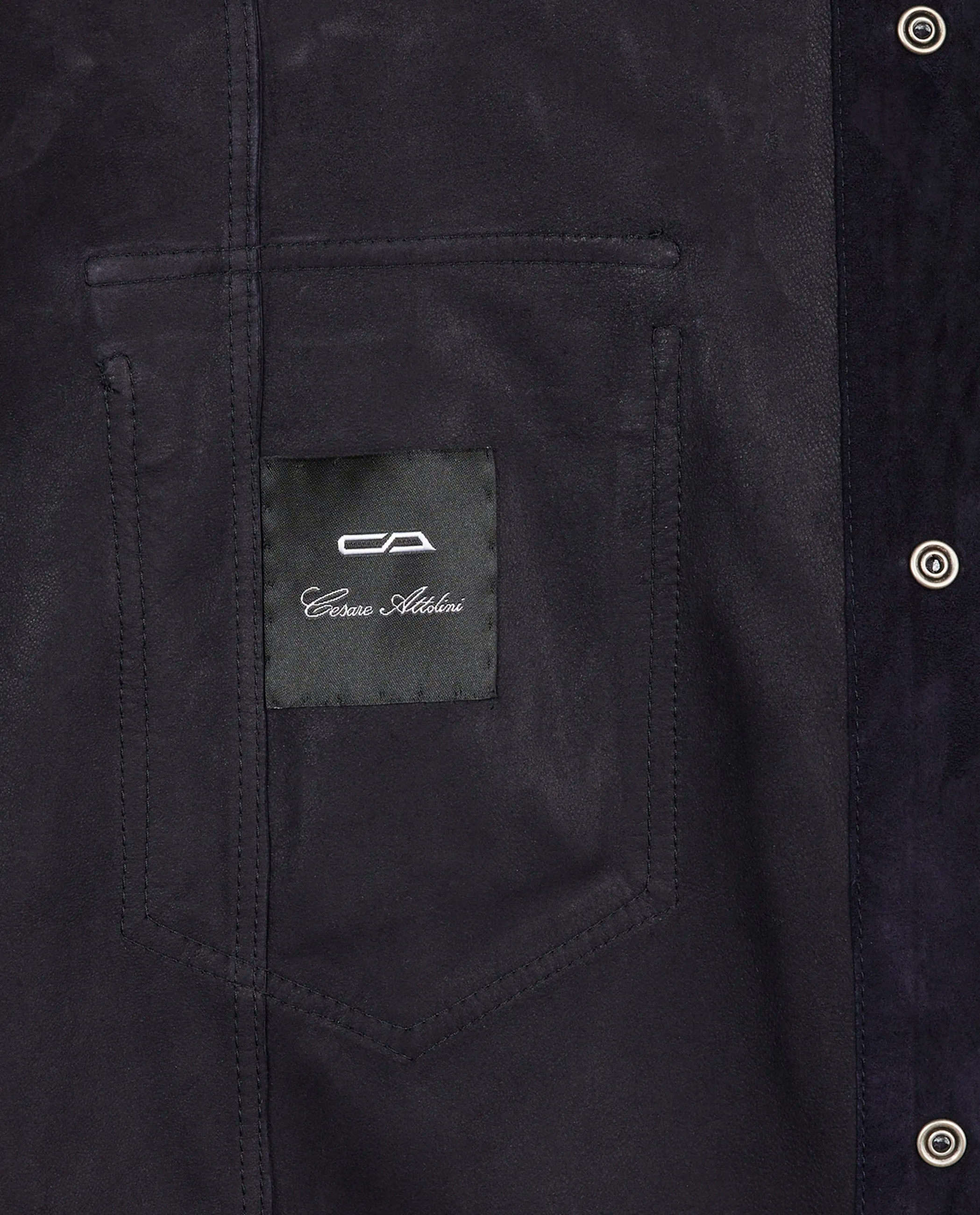 Suede Overshirt - Donkerblauw sold by Pauw Amsterdam product image thumbnail 5