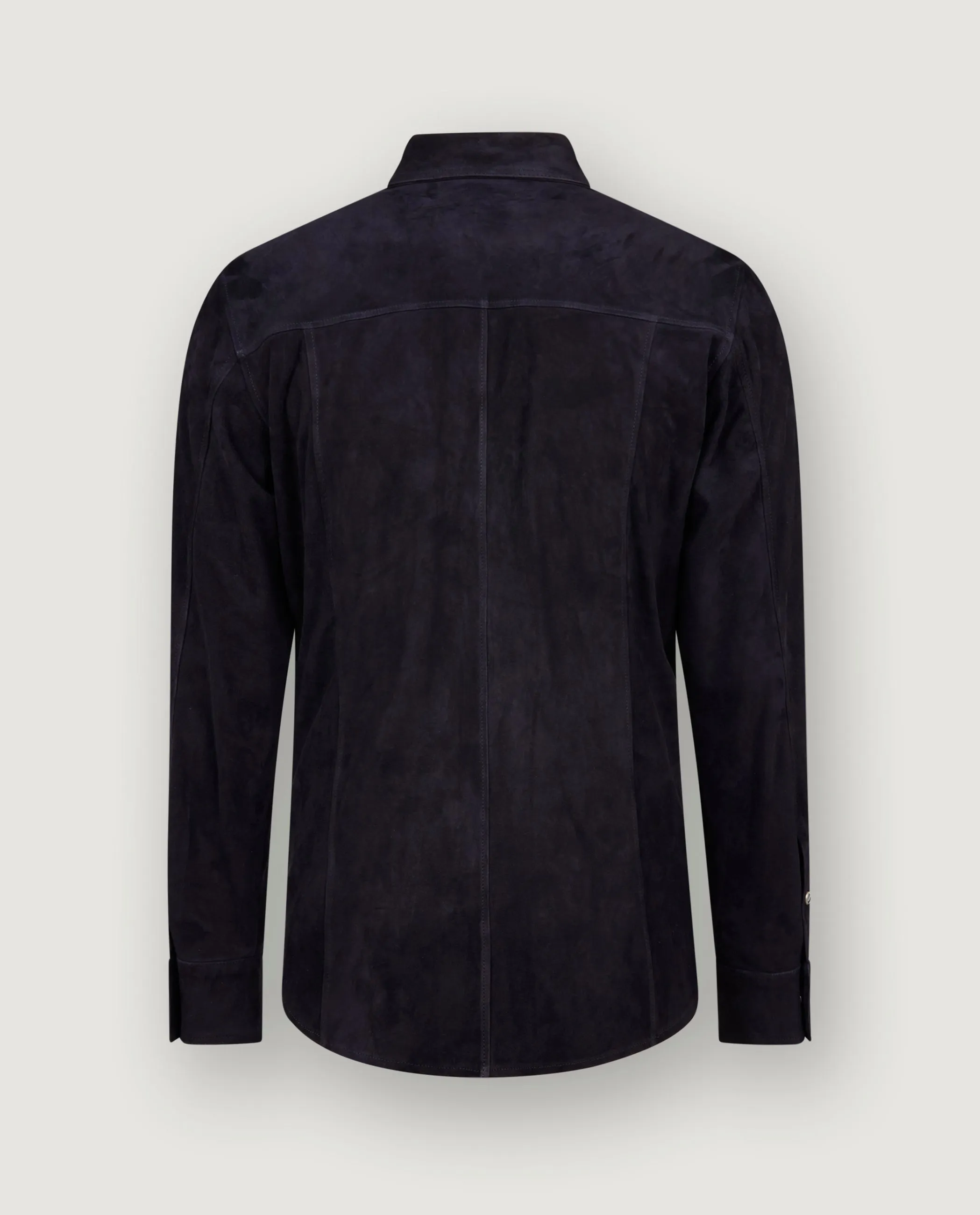 Suede Overshirt - Donkerblauw sold by Pauw Amsterdam product image thumbnail 3