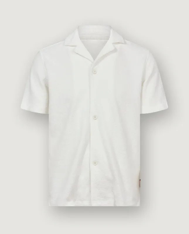 Howell Towelling Shirt - Wit sold by Pauw Amsterdam