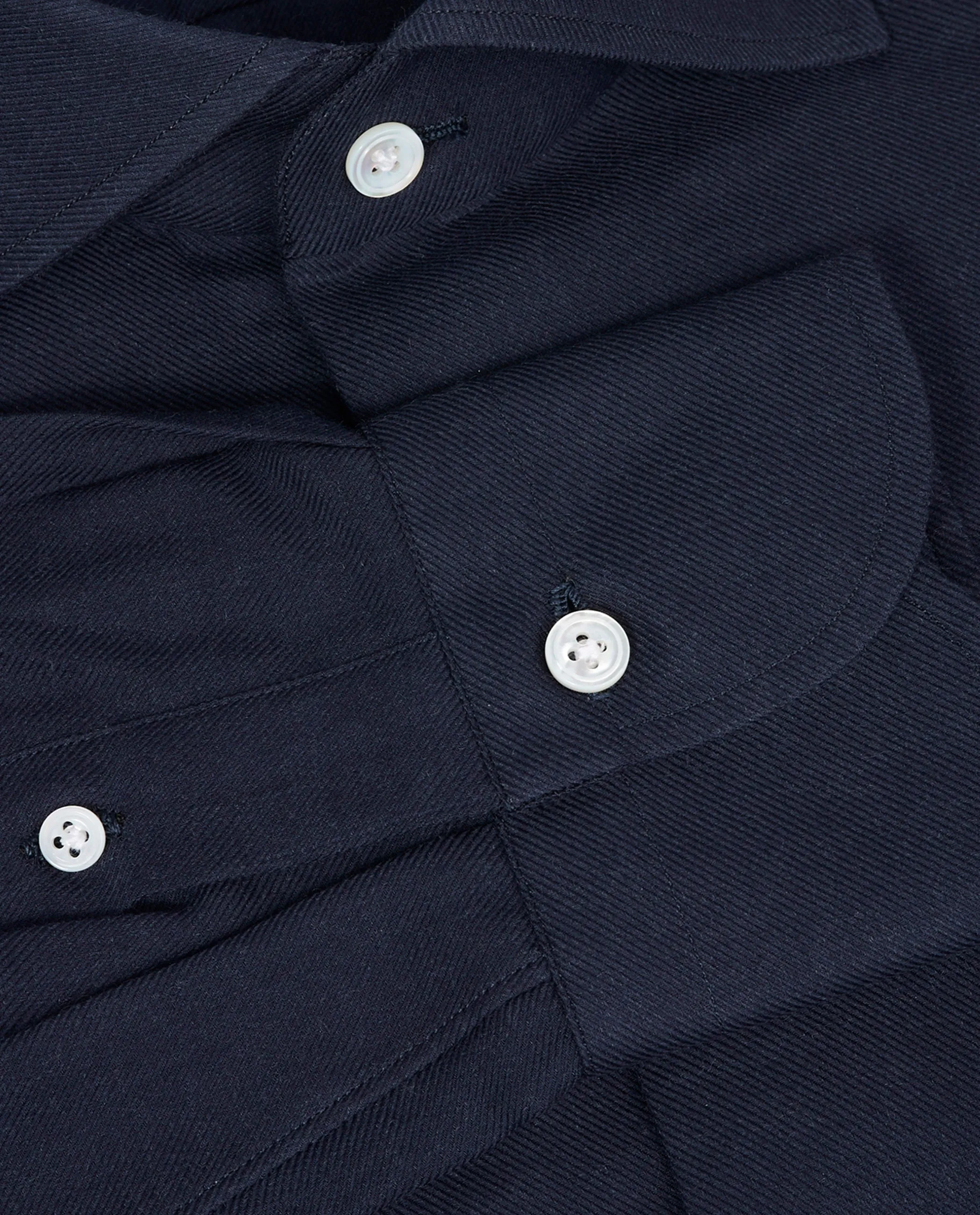 Katoen Cashmere Flanel Shirt - Donkerblauw sold by Pauw Amsterdam product image thumbnail 3