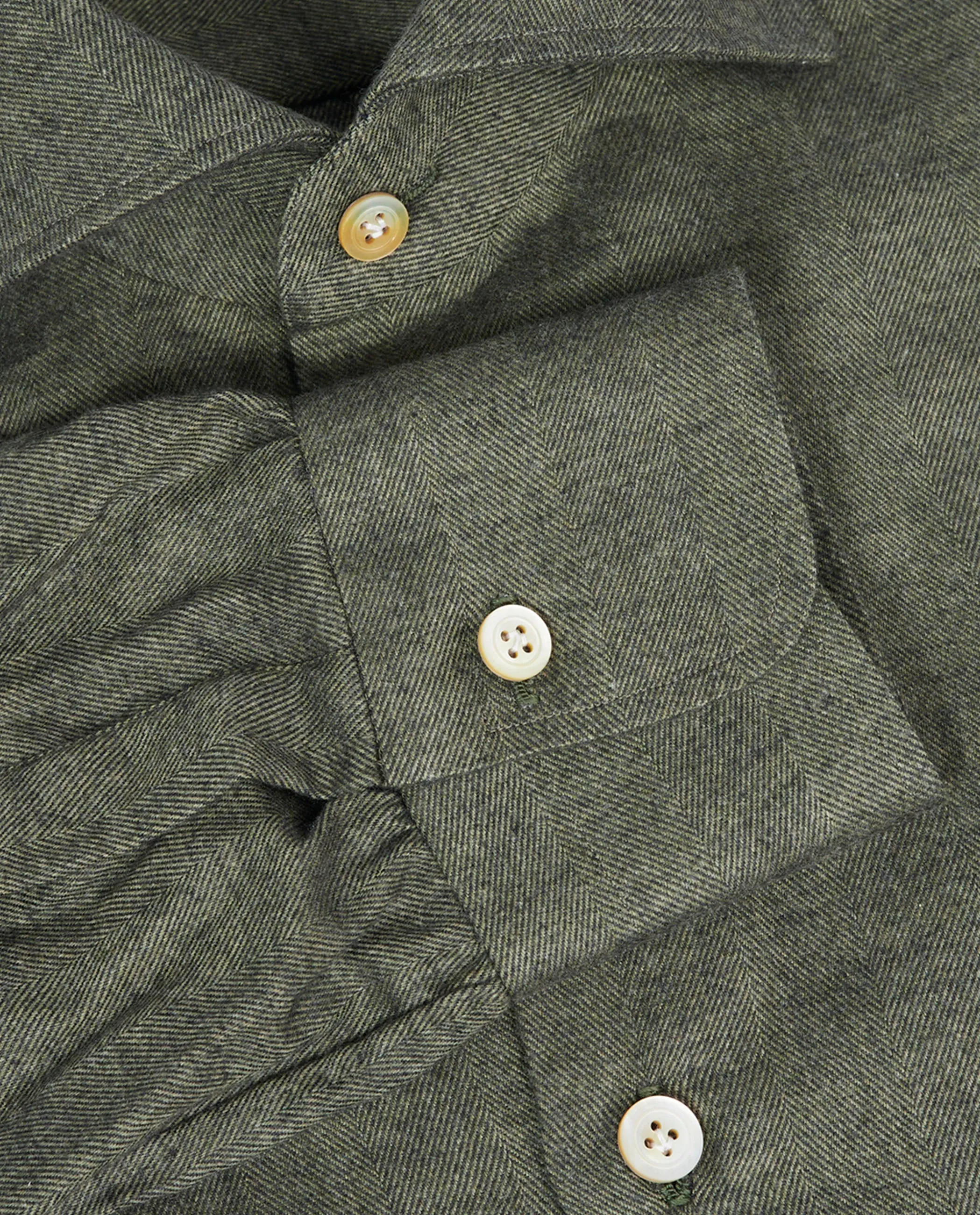 Flannel Visgraat Shirt - Groen sold by Pauw Amsterdam product image thumbnail 3