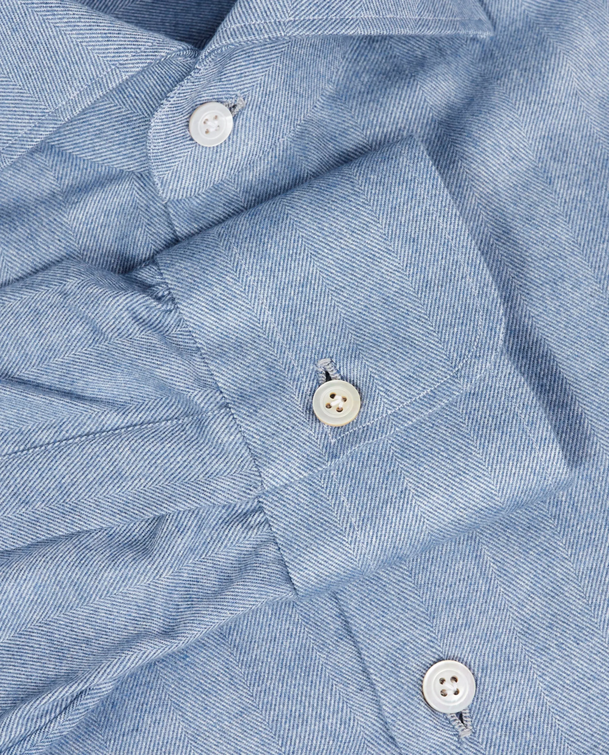 Flannel Visgraat Shirt - Lichtblauw sold by Pauw Amsterdam product image thumbnail 3