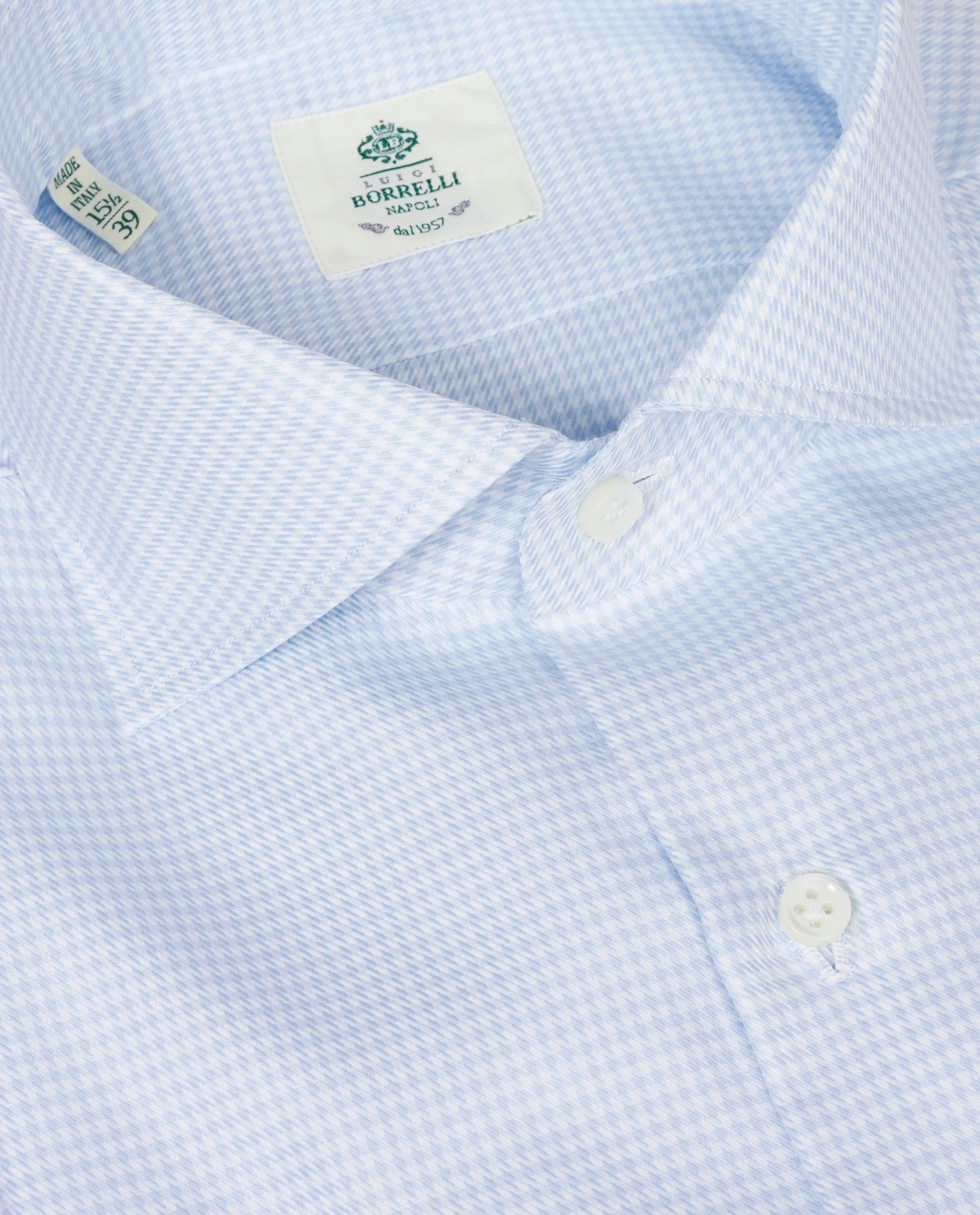 Twill Katoenen Shirt - Lichtblauw sold by Pauw Amsterdam product image thumbnail 2