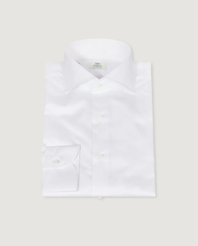 Twill Katoenen Shirt - Wit sold by Pauw Amsterdam
