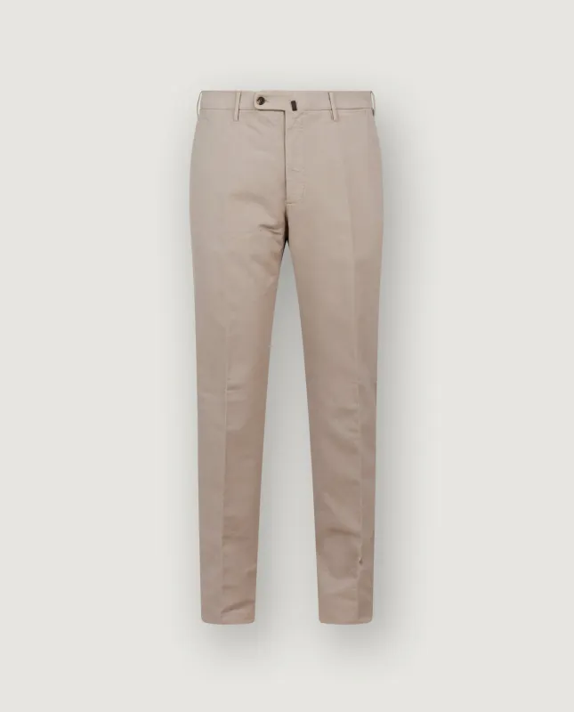 Katoen Stretch Chino - Lichtbruin sold by Pauw Amsterdam