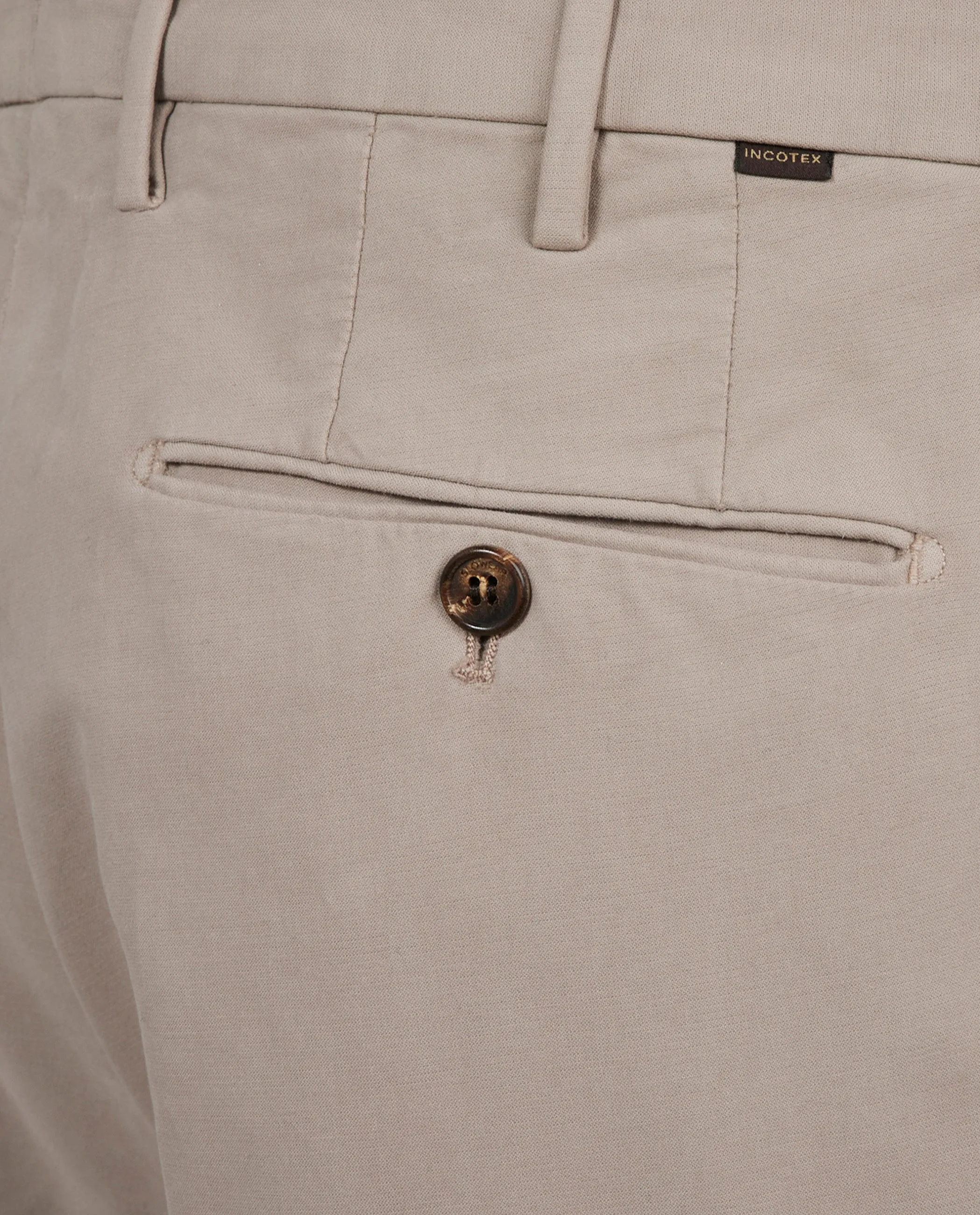 Katoen Stretch Chino - Lichtbruin sold by Pauw Amsterdam product image thumbnail 2