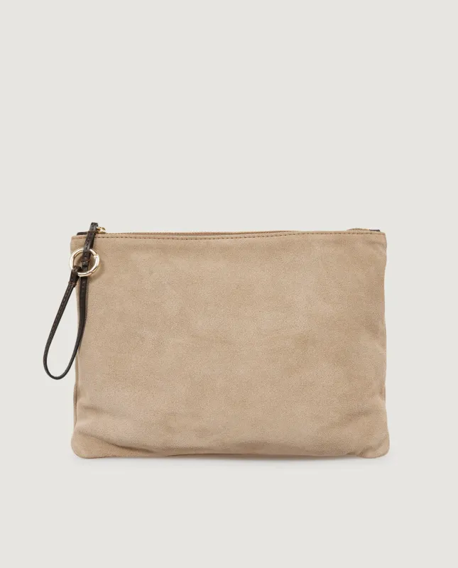 Suede Etui - Lichtbruin sold by Pauw Amsterdam