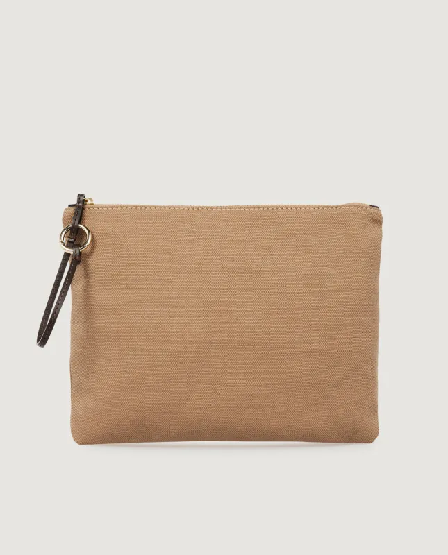 Canvas Etui - Lichtbruin sold by Pauw Amsterdam