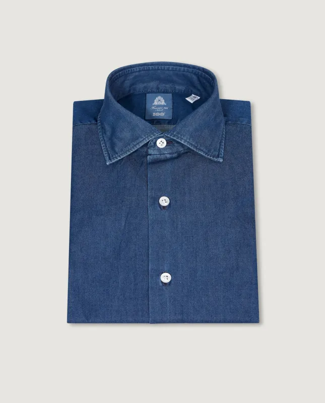 Denim Shirt - Donkerblauw sold by Pauw Amsterdam
