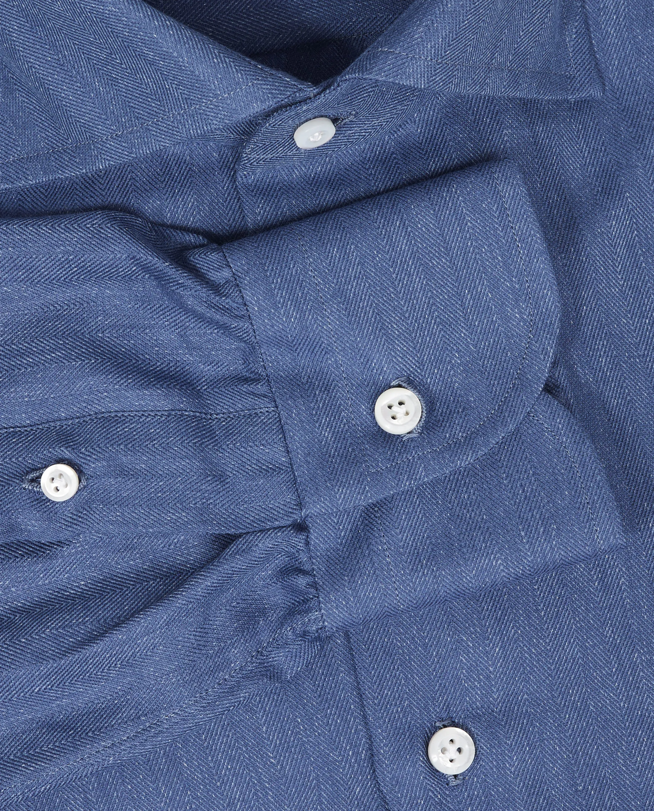 Katoen Cashmere Shirt - Blauw sold by Pauw Amsterdam product image thumbnail 3