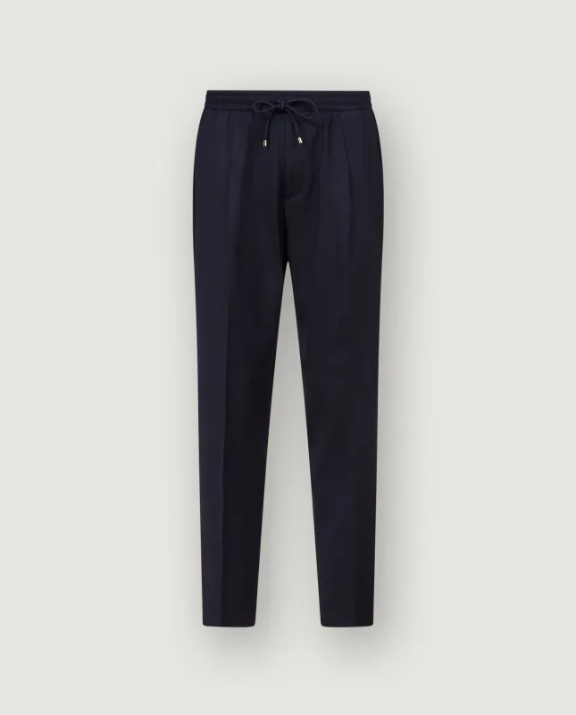 Wollen Wimbledon Broek - Donkerblauw sold by Pauw Amsterdam