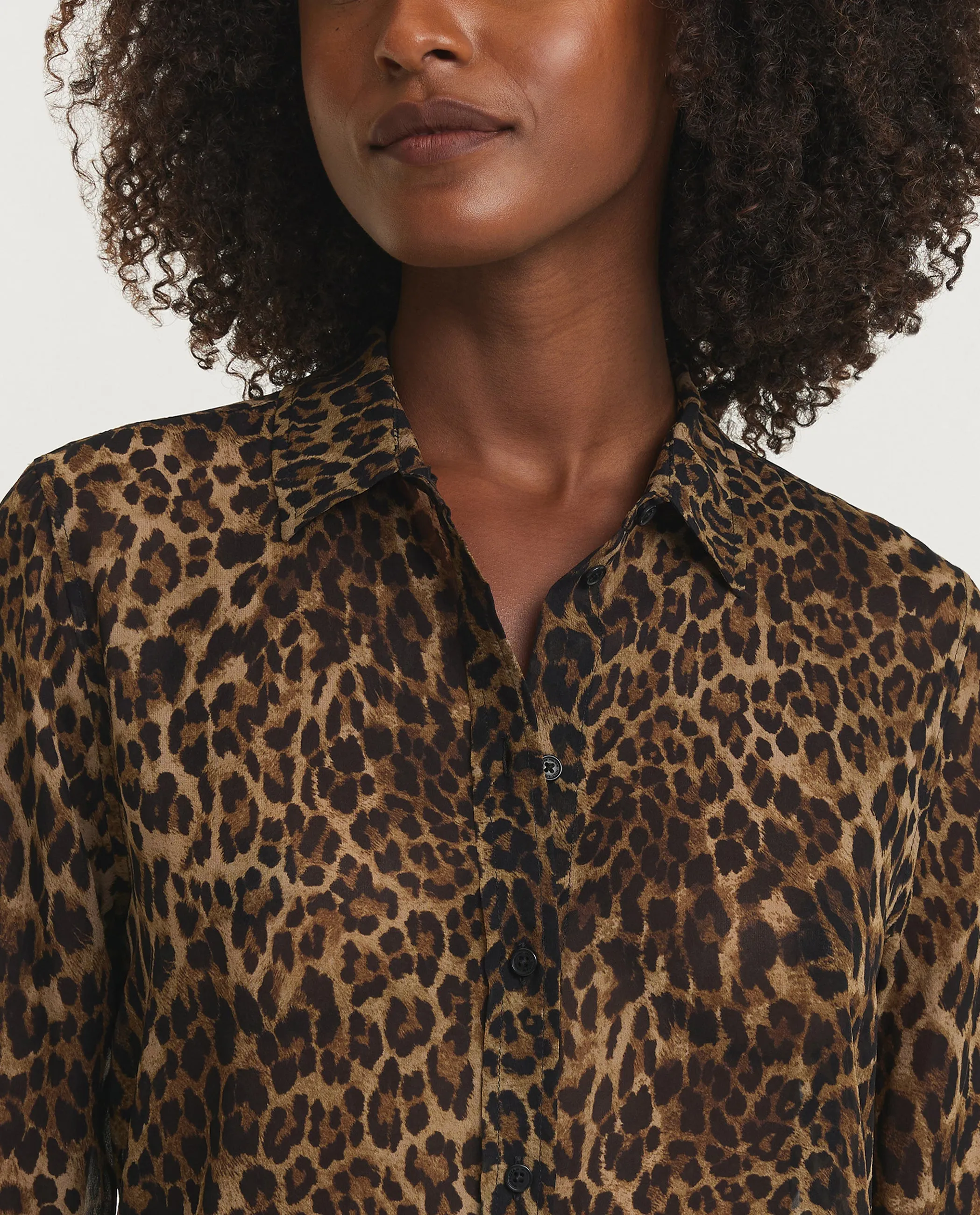 Gaia Zijden Blouse - Bruin sold by Pauw Amsterdam product image thumbnail 2