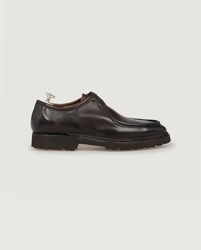 Leather Parabontoni Derby's - Bruin sold by Pauw Amsterdam